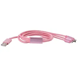 Crimson Flow 3-in-1 Charger Pink Rolled